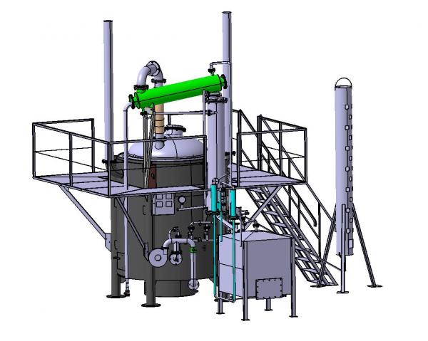 Оборудование утилизации медицинских отходов с получением топлива (пиролизное оборудование "Т-ПУ1")